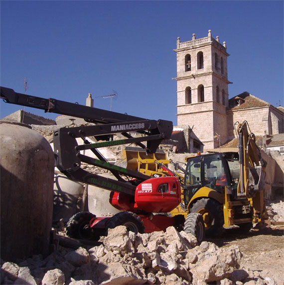 Recuperación de materiales de derribo en Madrid y Toledo